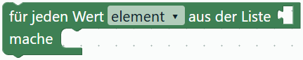 Für jeden Wert mit Variable