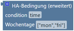 HA-Bedingung (erweitert)
