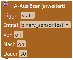 HA-Auslöser (erweitert)