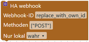 HA webhook