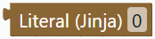 Literal (Jinja)