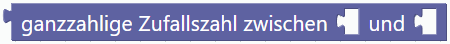 Ganzzahlige Zufallszahl