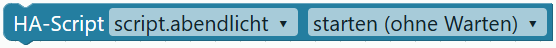 HA-Script steuern