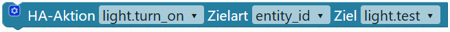 HA-Aktion Zielart Ziel Daten Schrittoptionen