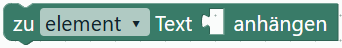 Text anhängen