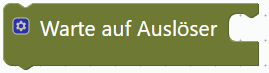 Warte auf Auslöser Optionen