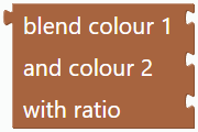 Blend colours