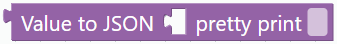 Value to JSON