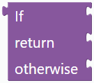 If return otherwise