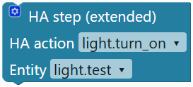 Compact HA step