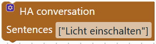 HA conversation