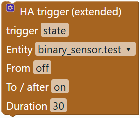 HA trigger (extended)
