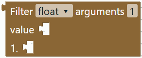 Filter arguments value