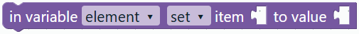 Set/insert list item