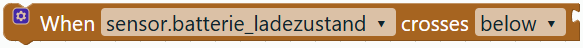 Numeric threshold trigger