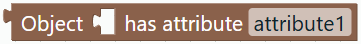 Object has attribute