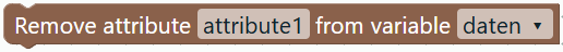 Remove attribute from variable