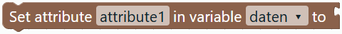 Set attribute in variable