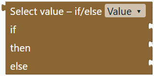 Conditional output