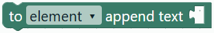 Append text