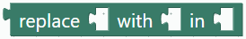 Replace text