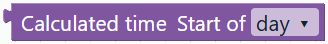 Calendar start
