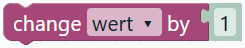 Change variable by
