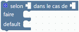 Selon la valeur … …