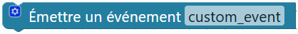 Émettre un événement données