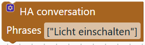 HA conversation