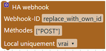 HA webhook