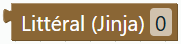 Littéral (Jinja)