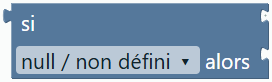 Si … est … utiliser …