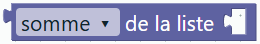 … de la liste …