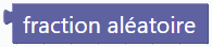 Nombre aléatoire de 0 à moins de 1