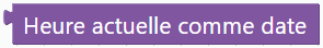 Heure actuelle comme date