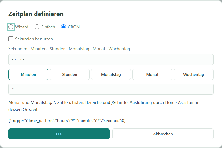 CRON-Dialog