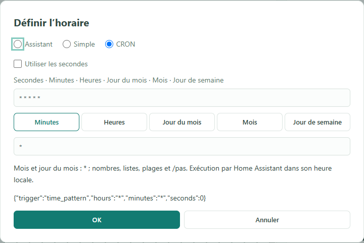 Dialogue CRON