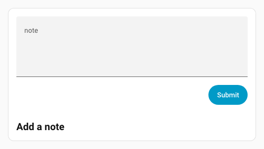 Formulaire dans une carte Markdown