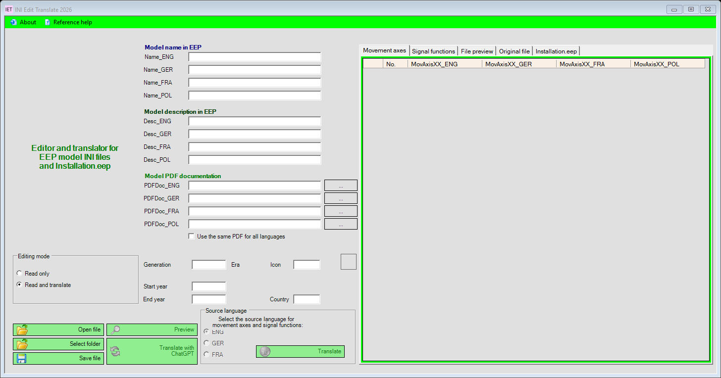Version 2.1.37 design with Lime menu bar and no personal data