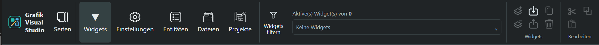 Werkzeugleiste (Bild 1)