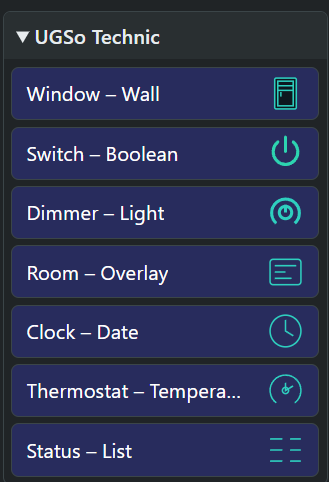 Widgets – UGSo Technic