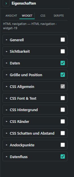 Verpflichtendes CSS Allgemein und optionale CSS-Bereiche